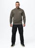 Bluza PIT BULL Washed SANTA MUERTE major olive prosta
