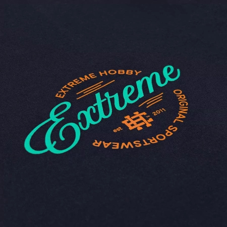 T-shirt EXTREME HOBBY CLUSTER granatowy