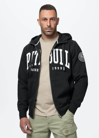 Bluza PIT BULL NORTON czarna rozpinana