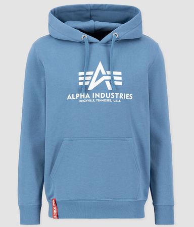 Bluza ALPHA INDUSTRIES BASIC niebieska (airforce blue) kaptur 178312 538