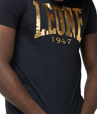 T-shirt LEONE NEW GOLD czarny