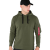 Bluza ALPHA INDUSTRIES X-FIT oliwkowa (dark green) kaptur 158321 257