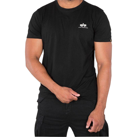 T-shirt ALPHA INDUSTRIES SMALL LOGO czarny 188505 03