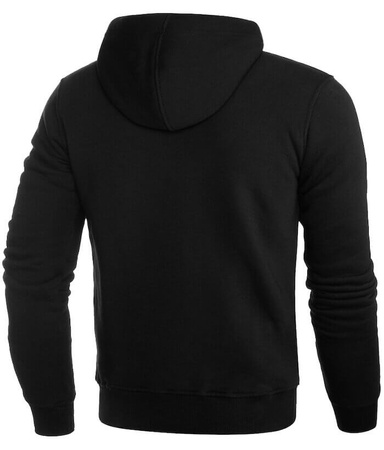 Bluza PRETORIAN TROUBLE RED STRAP czarna kaptur