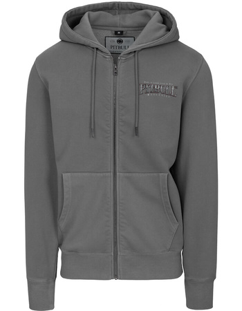 Bluza PIT BULL WASHED ACE OF SPADES washed grey rozpinana