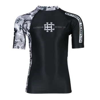 Short sleeve rashguard kids EXTREME HOBBY COMBAT GAME czarny