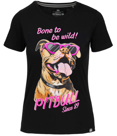 T-shirt damski PIT BULL SUNGLASSES DOG WMN czarny