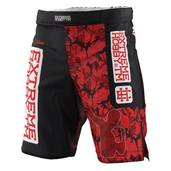 Spodenki Grappling kids  EXTREME HOBBY RED WARRIOR czerwony