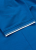 POLO PIT BULL regular LOGO STRIPES niebieskie (royal blue)