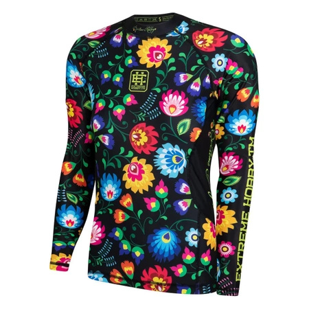 Longsleeve rashguard damski EXTREME HOBBY FOLK 2 czarny