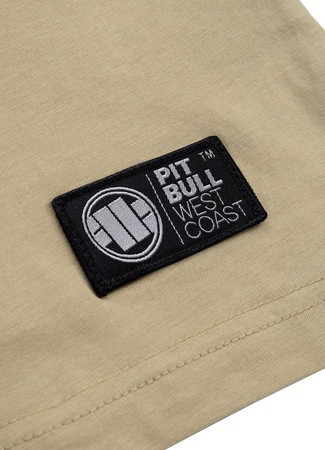 T-shirt PIT BULL CLASSIC LOGO beżowy