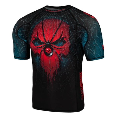 Short sleeve rashguard EXTREME HOBBY WIDOW czarny