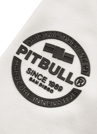 Bluza PIT BULL SHERWOOD biała (off white) prosta