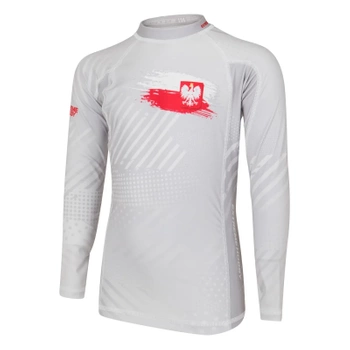 Longsleeve rashguard kids EXTREME HOBBY POLSKA PRIME biały