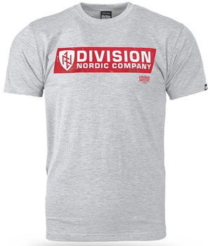 T-shirt DOBERMANS DIVISION SHIELD TS370 szary