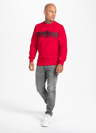 Bluza PIT BULL CLASSIC BOXING czerwona prosta