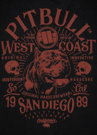 T-shirt PIT BULL Garment Washed SAN DIEGO 89 210 czarny