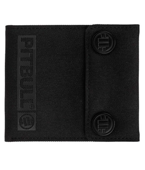 Portfel parciany PIT BULL ARAGON HILLTOP ALL BLACK czarno-czarny