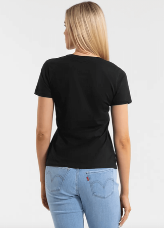 T-shirt damski PIT BULL USA CAL WMN czarny