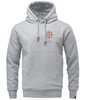 Bluza DOBERMANS THORS CROSS BK386 kaptur szara