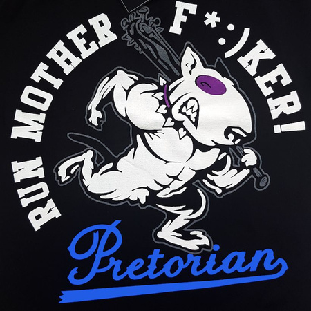 T-shirt PRETORIAN Run motherf*:)ker! czarny