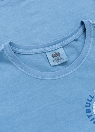 T-shirt damski PIT BULL Denim Washed PLANET SURF WMN błękitny