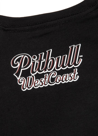 T-shirt PIT BULL BORN IN CALIFORNIA czarny