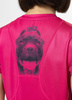 Damska koszulka sportowa Mesh PIT BULL IR WMN rasberry red