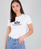 T-shirt damski ALPHA INDUSTRIES BASIC WMN biały 196051 09