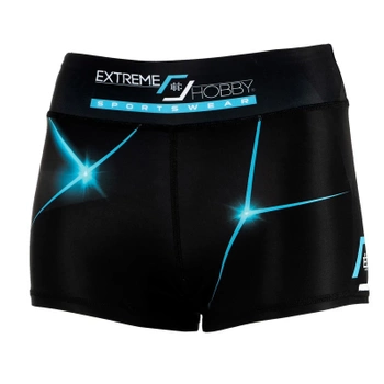 Szorty sportowe damskie  EXTREME HOBBY MT SPORT turkusowy