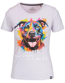 T-shirt damski PIT BULL WATERCOLOR WMN lila