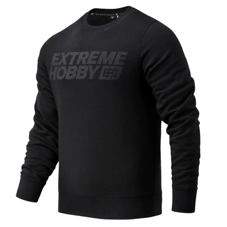 Bluza EXTREME HOBBY BLOCK 2024 czarno-czarna prosta