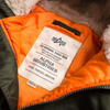 Kurtka ALPHA INDUSTRIES MA-1 HOODED ciemnozielona (dark green) 158104 257