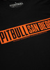 T-shirt PIT BULL PITBULL EIGHTY NINE DOG czarny