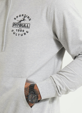 Bluza PIT BULL Tricot Terry PHYSICAL CULTURE szara kaptur
