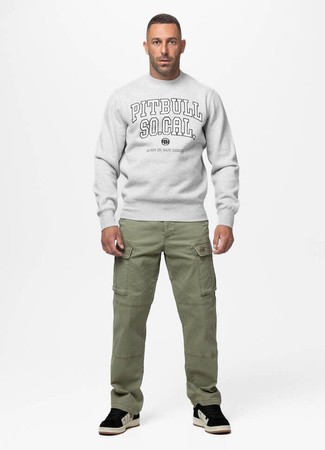 Bluza PIT BULL SO CAL szara prosta