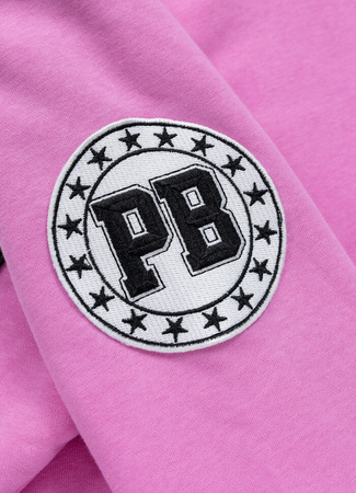 Damska bluza/kożuch PIT BULL SHERPA RUFFINA różowa (ice pink) rozpinana