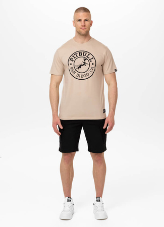 T-shirt PIT BULL SAN DIEGO CA piaskowy (ultra light sand)
