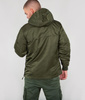 Kurtka ALPHA INDUSTRIES HPO ANORAK ciemnozielona (dark green) 178139 257