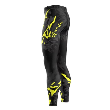Legginsy Sportowe Męskie Black Panther