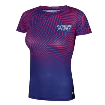 Koszulka biegowa damska EXTREME HOBBY CALEIDOSCOPE fioletowy