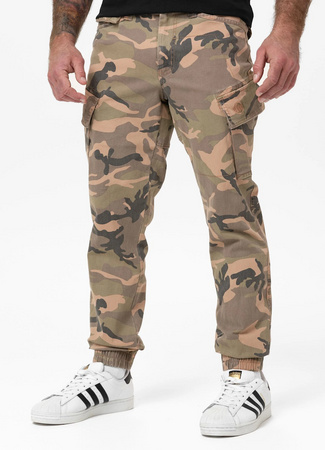 Spodnie joggery bojówki PIT BULL SCOTT camo