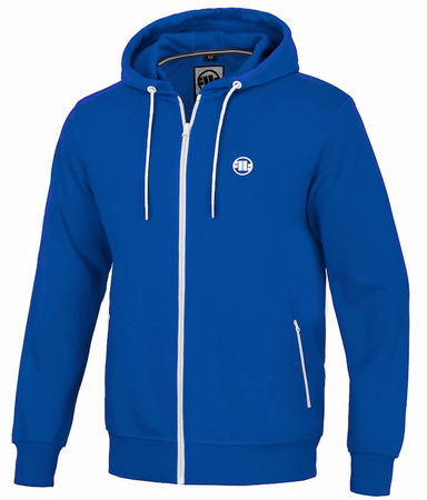 Bluza PIT BULL SMALL LOGO TERRY niebieska rozpinana