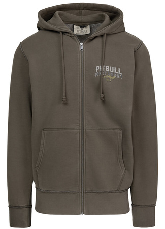 Bluza PIT BULL SANTA MUERTE major olive rozpinana