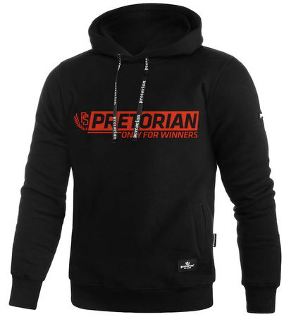 Bluza PRETORIAN BACK TO CLASSIC czarno-czarna kaptur