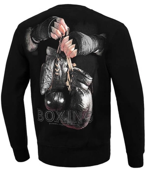Bluza PIT BULL BOXING FD czarna prosta
