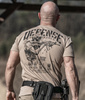 T-shirt DOBERMANS UNBREAKABLE TS377 beżowy