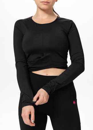 Damski Longsleeve sportowy PIT BULL BUENA WMN czarny