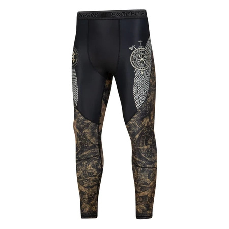 Legginsy męskie EXTREME HOBBY SLAVICA ORBIS czarny