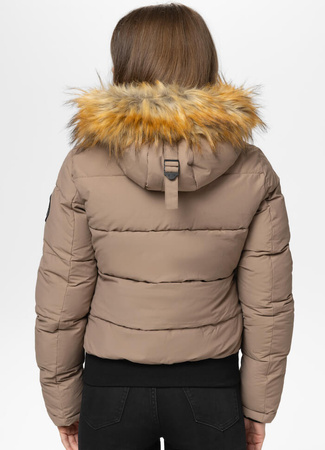 Damska kurtka PIT BULL AZALEA WMN beżowa (dark sand)